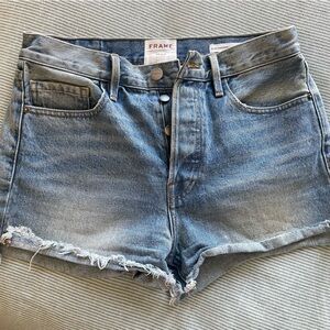 Denim shorts by Frame, size 28